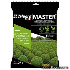 Удобрение Master для самшита и вечнозеленых кустарников, 25 г, Valagro