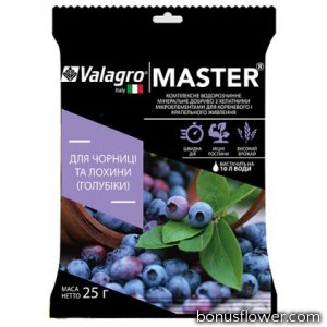 Удобрение Master для черники и голубики, 25 г, Valagro