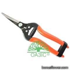 Секатор металлический для цветов и пасынкования 803А, ОАЗИС
