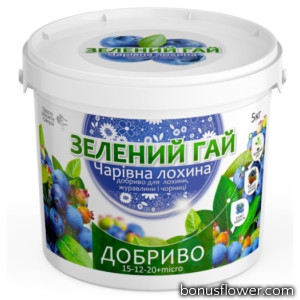 Добриво Зелений Гай Чарівна лохина 5 кг, Гілея