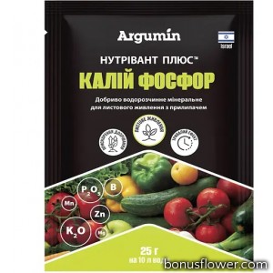 Добриво Нутрівант Плюс Калій Фосфор, 25 г, Argumin 