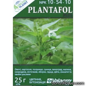 Мінеральне добриво Plantafol NPK 10-54-10, 25 г, Valagro