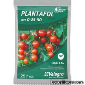 Минеральное удобрение Plantafol NPK 0-25-50, 25 г, Valagro