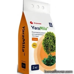Добриво для декоративних листових рослин Осінь, YaraMila, 3 кг