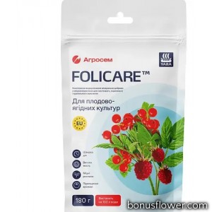 Мінеральне добриво  для плодово-ягідних культур, Yara Folicare, 180 г