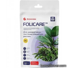 Мінеральне добриво для декоративно - листяних кімнатних рослин Yara Folicare ,180 г
