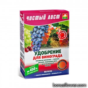  Удобрение «Чистый лист» для винограда 300 г,  Kvitofor