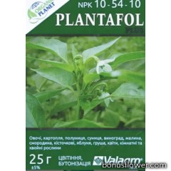 Минеральное удобрение Plantafol NPK 10-54-10, 25 г, Valagro