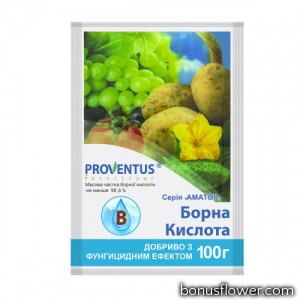Добриво Борна Кислота, 100 г, PROVENTUS