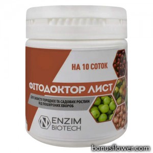 Біопрепарат Фітодоктор ЛИСТ, 100 г, Агро-Ензим