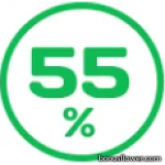 Затеняющая сетка 55%