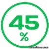 Затіняюча сітка 45%