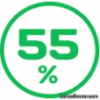 Затіняюча сітка 55%