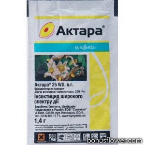 Инсектицид Актара 25 WG 1,4 г, Syngenta