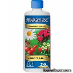 Минеральное удобрение Standart NPK универсальное 250 мл,  Агрохимпак