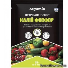 Добриво Нутрівант Плюс Калій Фосфор, 25 г, Argumin 
